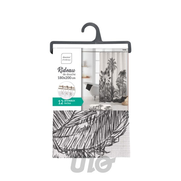 Perdea de duș 180x200 cm Cocoty – douceur d'intérieur-image-2