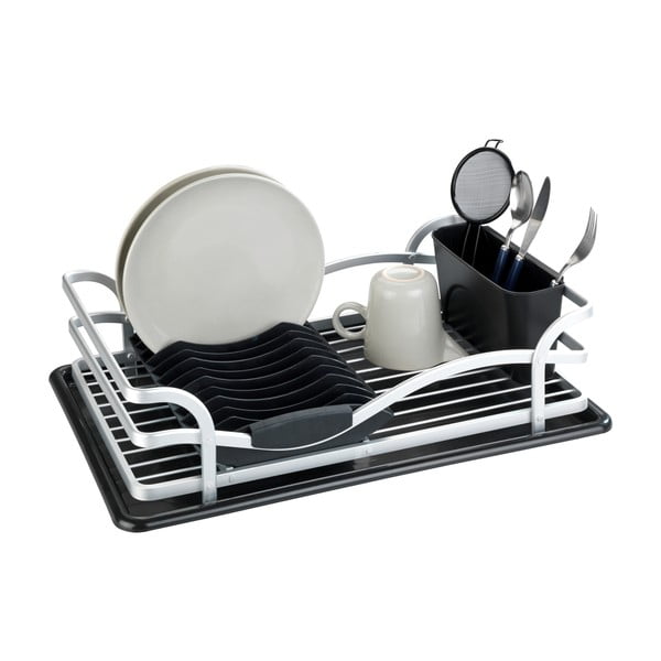 Suport pentru scurs vase Wenko Drip Aluminium, negru-image-2