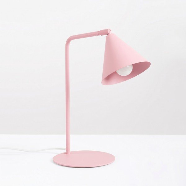 Veioză roz cu structură flexibilă din oțel (înălțime 35 cm) Zylo – Sollux-image-4
