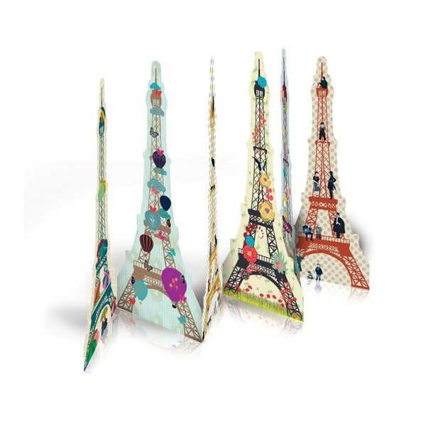 Set semne de carte Mon Petit Art Tours Eiffel
