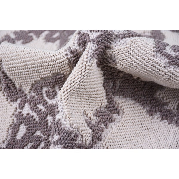 Covor din bumbac Vitaus Sarmasik, 100 x 150 cm, taupe-image-3