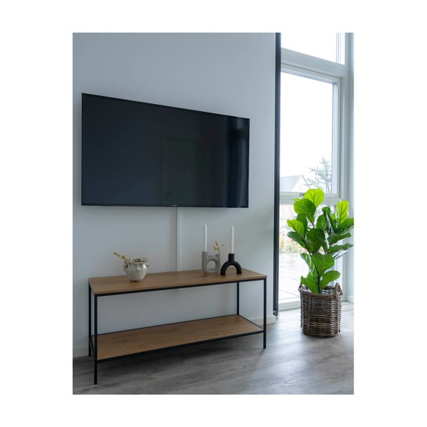 Comodă TV cu aspect de lemn de stejar 36x45 cm Vita - House Nordic-image-1
