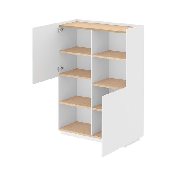 Bibliotecă albă mată 100x147 cm Nina TemaHome-image-3