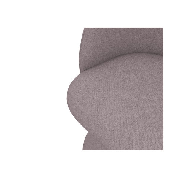 Scaun de sufragerie mov lavandă tapițat Maia – Makamii-image-4