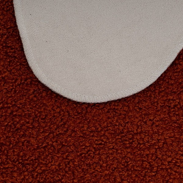 Blană burgundy sintetică 60x90 cm Sherpa – Casa Selección-image-2