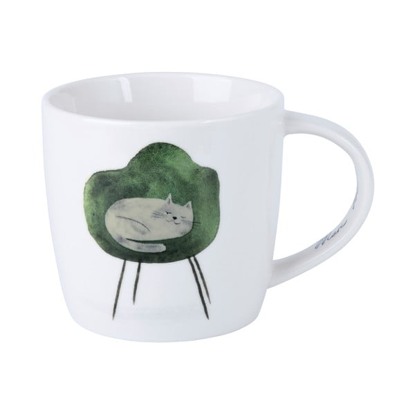 Cană albă din porțelan 400 ml Best Feline Friends – Maxwell & Williams