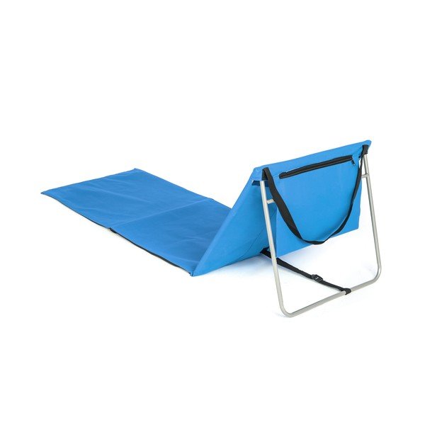 Covoraș de plajă cu spătar din oțel albastru Austin - Happy Green -image-1