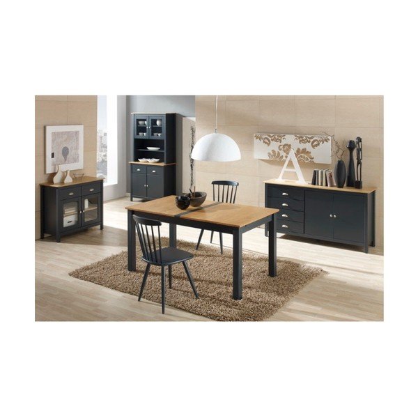 Set 2 scaune Marckeric Jade, gri antracit-image-4