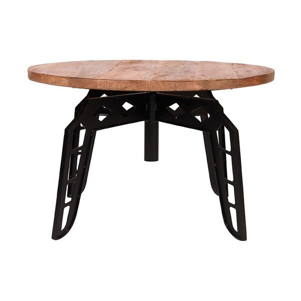 Măsuță cu blat din lemn de mango LABEL51 Pebble, ⌀ 80 cm-image-3