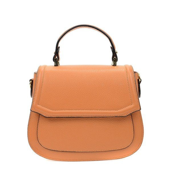 Geantă crossbody din piele Isabella Rhea, maro coniac