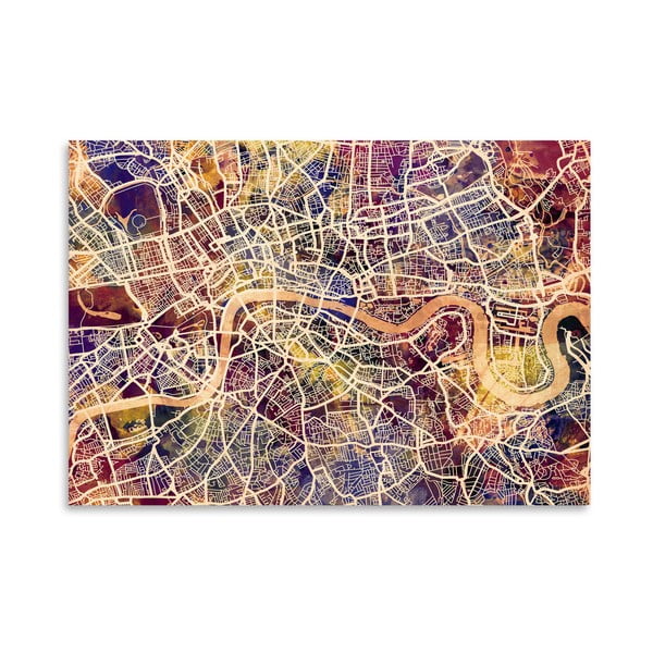 Poster Americanflat London Streets, 42 x 30 cm