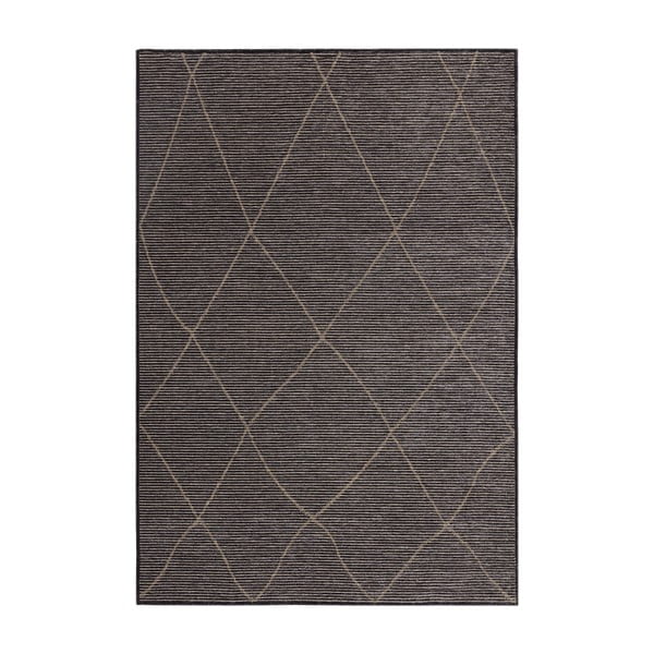 Covor gri închis din amestec de iută 200x290 cm Mulberrry – Asiatic Carpets