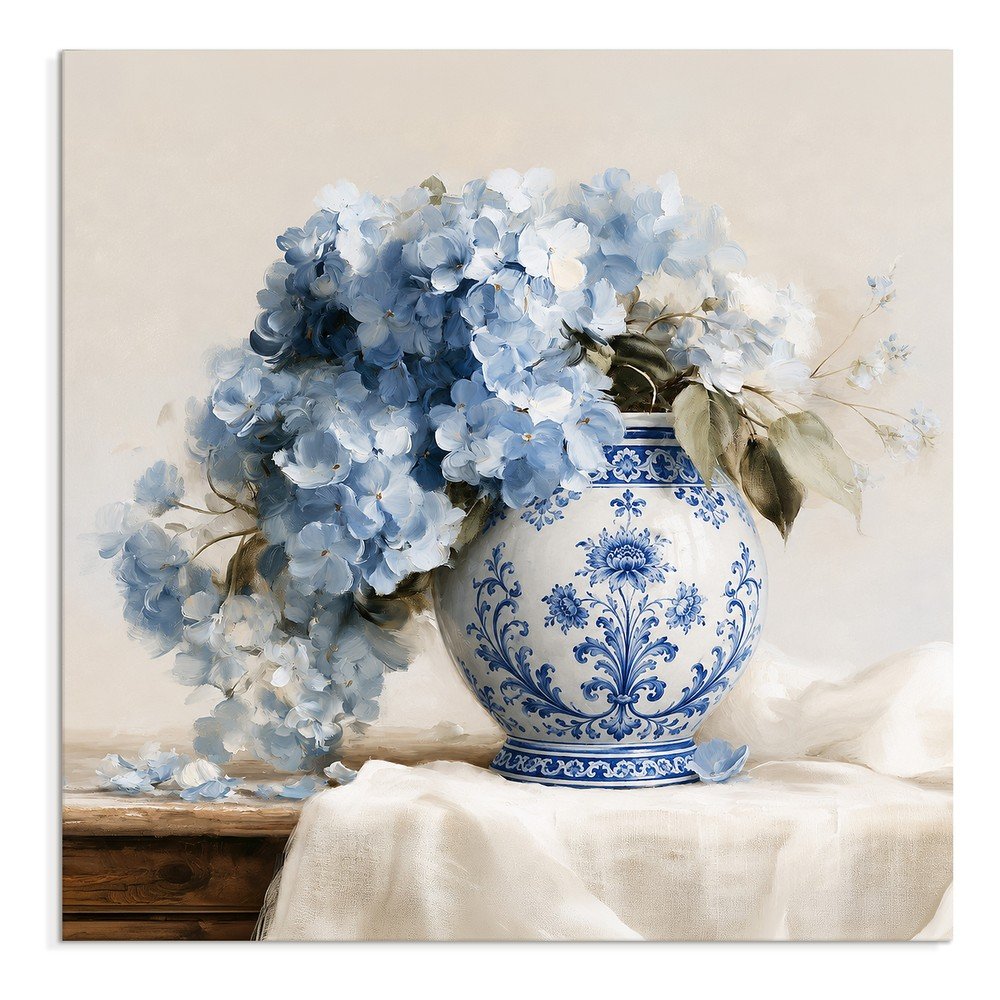 Tablou pe pânză imprimat 60x60 cm Porcelain Vase – Styler