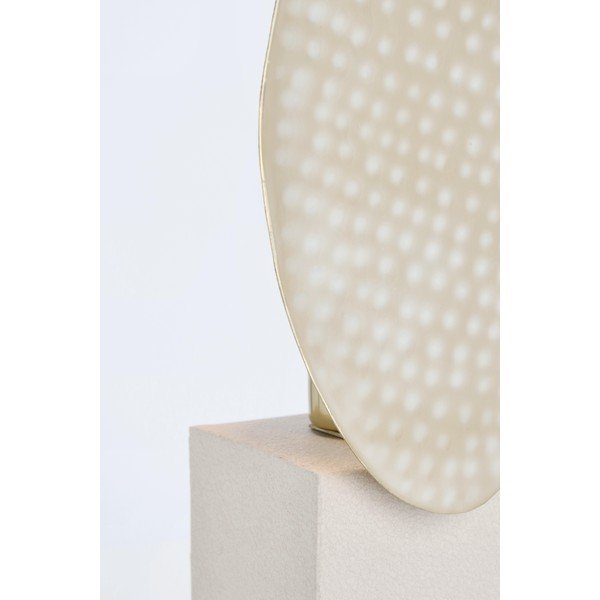 Veioză bej din metal cu abajur din metal (înălțime 46 cm) Neev – Bizzotto-image-2