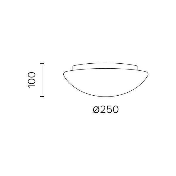 Plafonieră Sotto Luce MATO, Ø 25 cm-image-2
