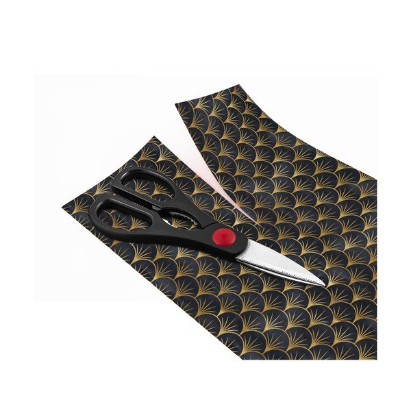 Tapet decorativ pentru mobilier Ambiance Youlika, negru - auriu-image-2