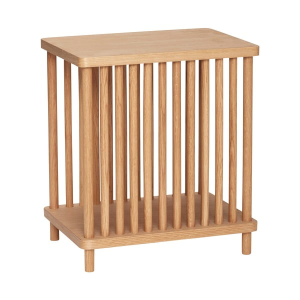 Măsuță auxiliară cu aspect de lemn de stejar 27x37 cm Acorn – Hübsch