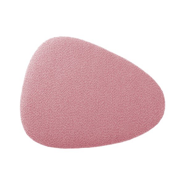 Taburet roz cu tapițerie din țesătură bouclé Ada – Leitmotiv-image-2