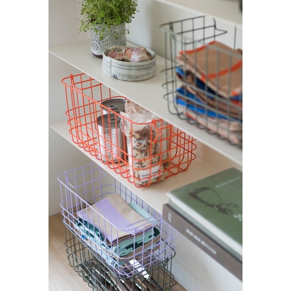 Coș de depozitare din sârmă din metal 31x16,5x16 cm Store-It – Mette Ditmer Denmark-image-3