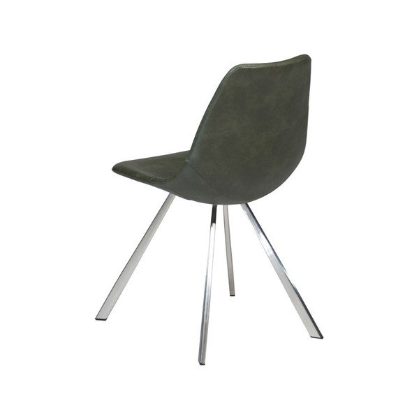 Scaun din piele DAN-FORM Denmark Pitch, verde-image-2