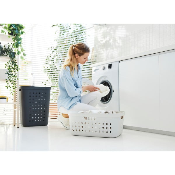 Coș de rufe din plastic 55 l Jona – Rotho-image-3