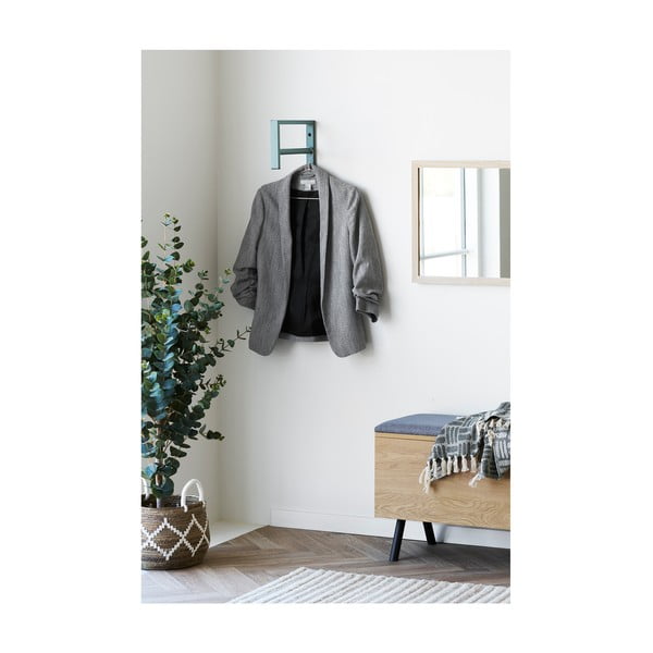 Cuier de perete verde mentă din metal 3 cm Trento – House Nordic-image-1