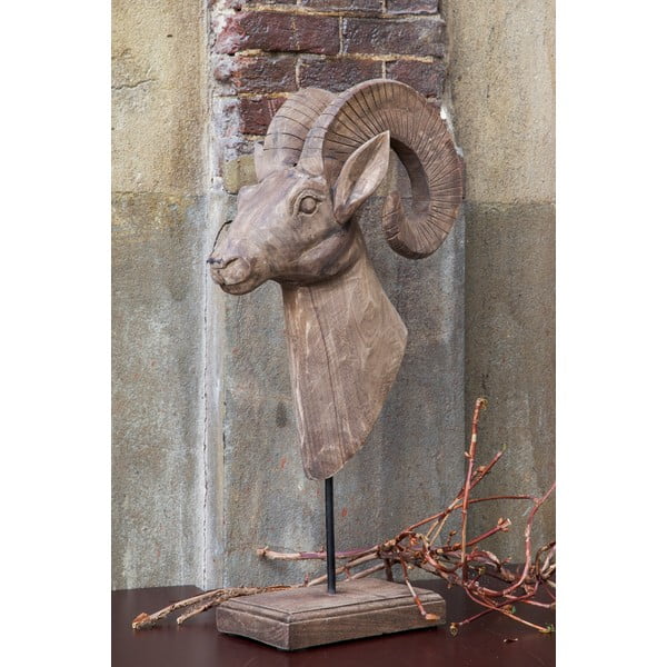 Statuetă din lemn Ram – Light & Living-image-1