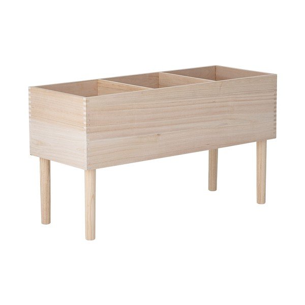Bibliotecă în culoare naturală deschisă din lemn de paulownia 91x50x35 cm Douve – Bloomingville