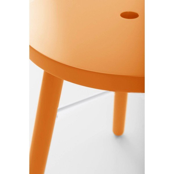 Scaun tip taburet portocaliu Kinna – Jotex-image-2