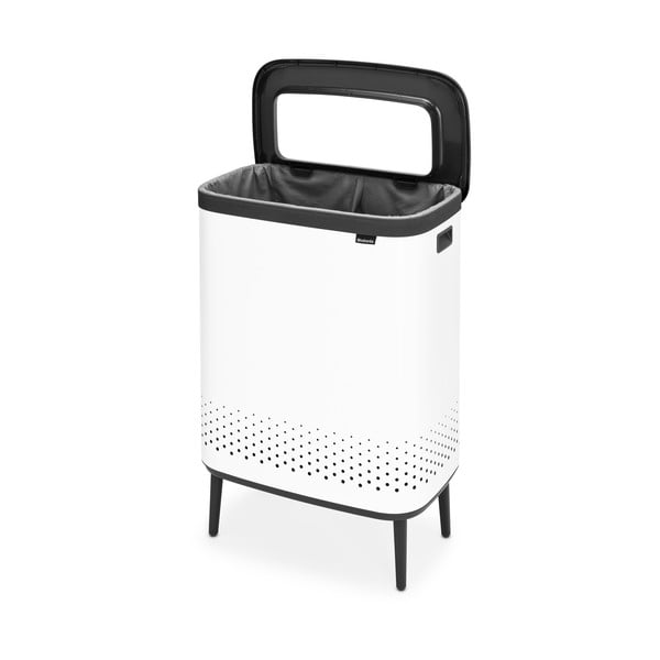 Coș de rufe alb din metal 90 l Bo Hi – Brabantia