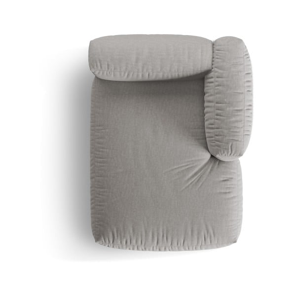 Modul pentru canapea modulară gri deschis (cu colț pe partea dreaptă) Martina – Micadoni Home-image-3