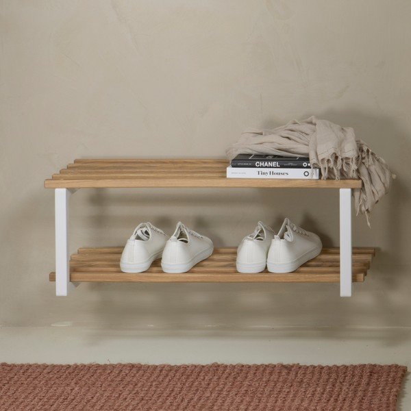 Pantofar alb/în culoare naturală suspendat din metal 71x26x34 cm Marco – Spinder Design-image-3