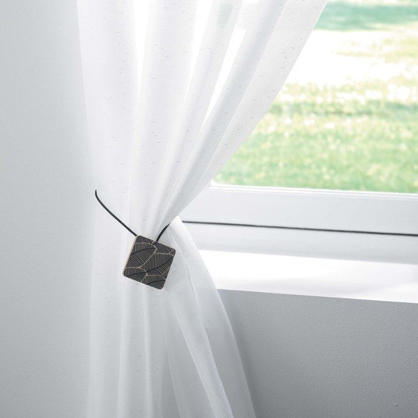 Agrafă pentru perdea Black leaf – douceur d'intérieur-image-1