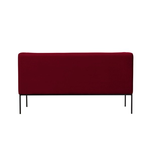 Canapea din catifea cu 2 locuri Windsor & Co Sofas Neptune, roșu-image-4