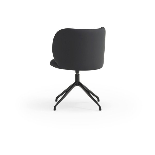 Scaun de sufragerie negru tapițat Mogi – Teulat-image-3