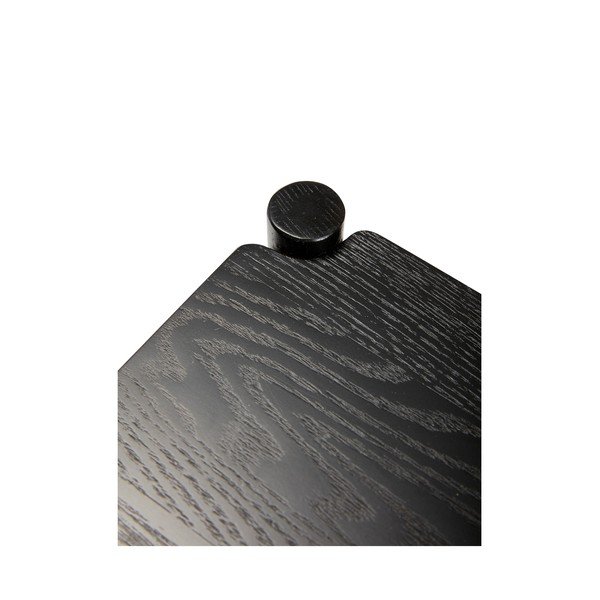 Măsuță de servire cu roți din lemn de stejar 40x40 cm Norm – Hübsch-image-4