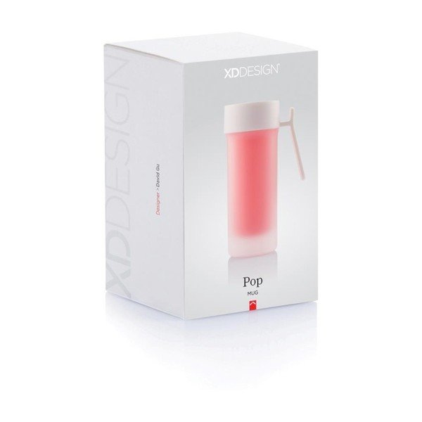 Cană termos XD Design Pop, roșu, 275 ml-image-2