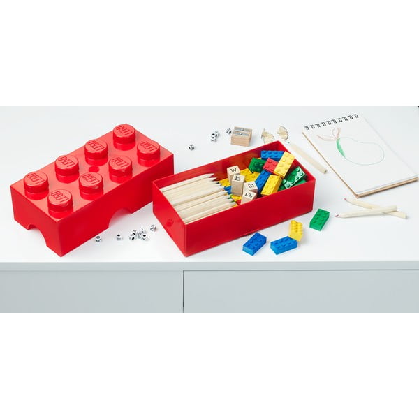 Cutie depozitare LEGO®, roșu-image-3