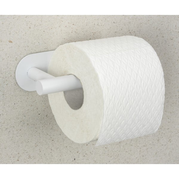 Suport pentru hârtie igienică alb autoadeziv din oțel inoxidabil Orea – Wenko-image-3