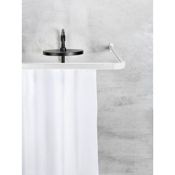 Bară pentru perdea de duș albă Era – Wenko-image-1