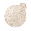 Covor bej/în culoare naturală țesut manual rotund din lână ø 200 cm Lyon Beans – Elle Decoration