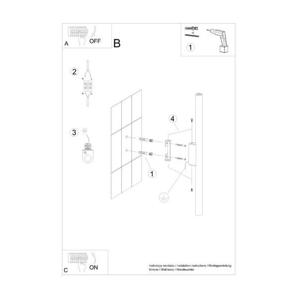 Aplică de perete cărămizie Fideus – Sollux-image-4