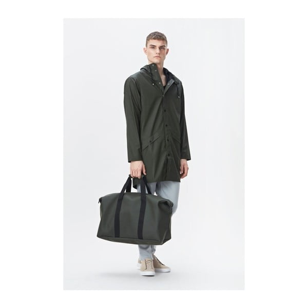 Geantă sport impermeabilă Rains Weekend Bag, verde închis-image-2