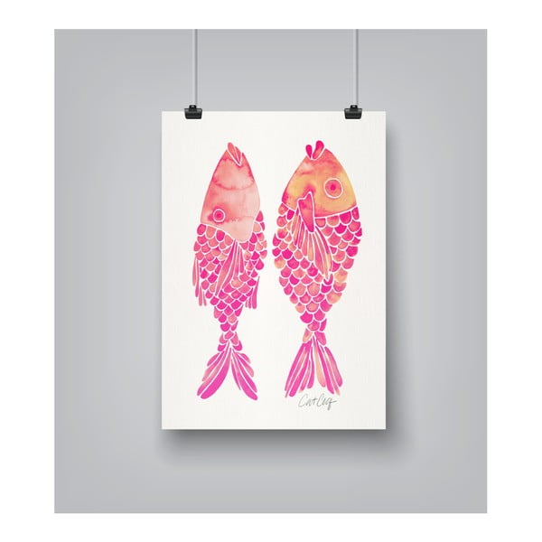 Poster Americanflat Americanflat Indonesian Fish, 30 x 42 cm