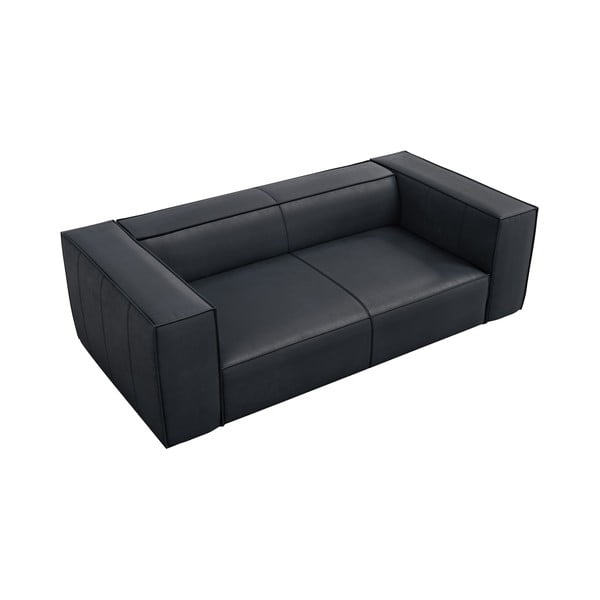 Canapea albastru-închis cu tapițerie din piele 212 cm Madame – Windsor & Co Sofas-image-2