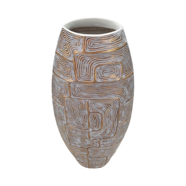 Vază aurie din polirășină (înălțime 59,5 cm) Eclips – Mauro Ferretti-image-2