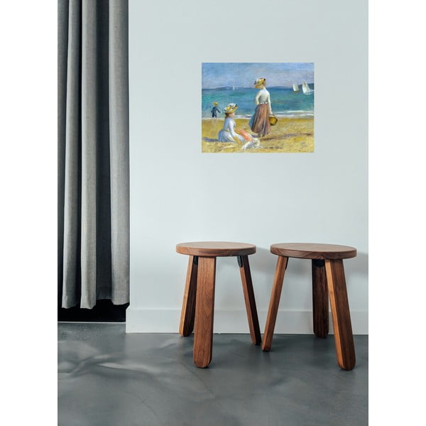 Reproducere tablou Auguste Renoir - Figures on the Beach, 50 x 40 cm-image-1