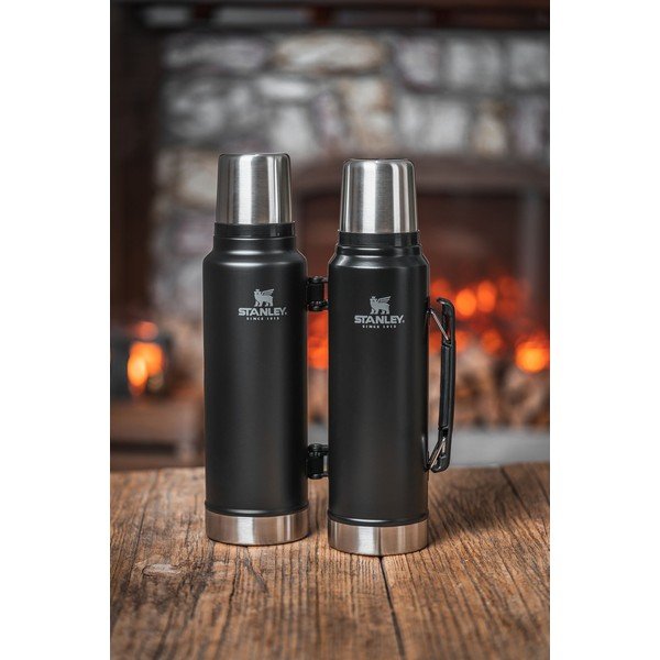 Termos negru din oțel inoxidabil 1 l Legendary Classic Black – Stanley-image-1