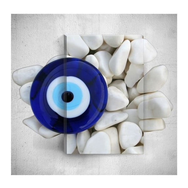 Tablou de perete 3D Mosticx Pebble Eye, 40 x 60 cm