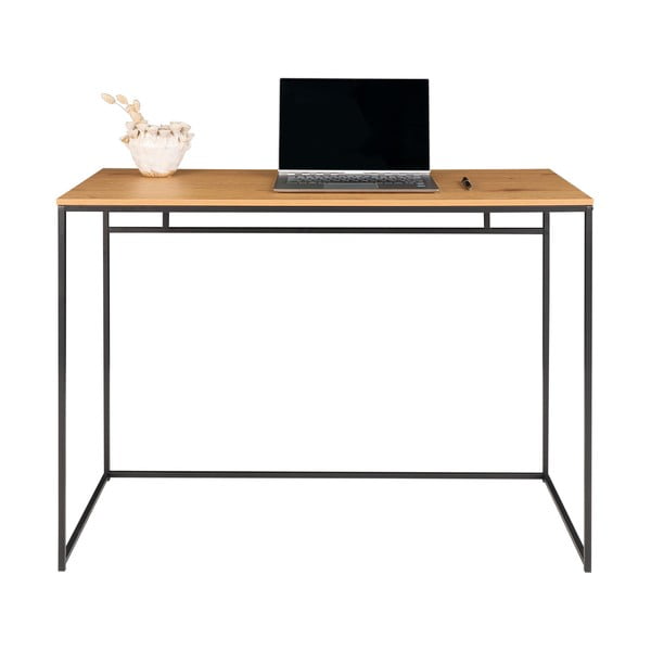 Birou cu blat din stejar Casa Nordic Vita-image-3